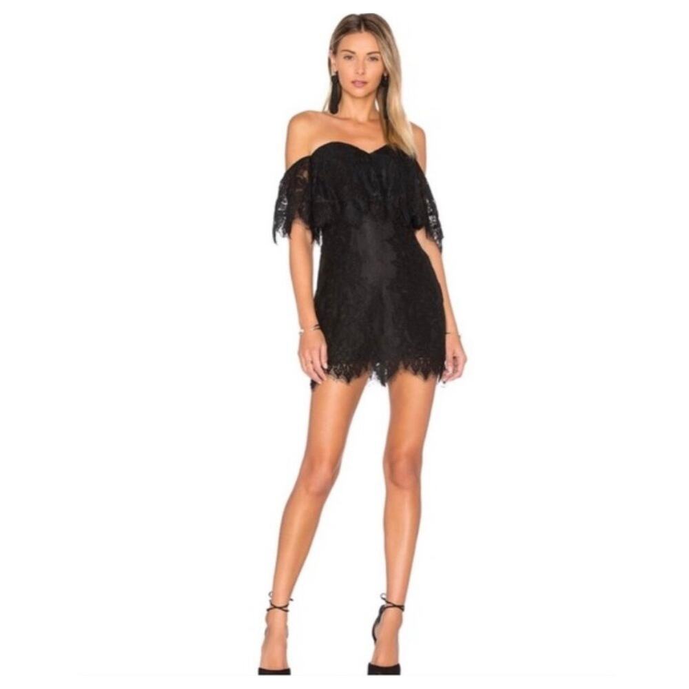LOVERS + FRIENDS | Lush Lace Off the Shoulder Dress‎ | S